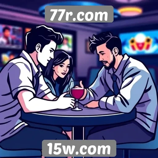 Exploração das funcionalidades sociais no 77r.com